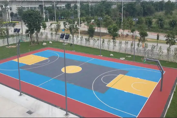 硬地丙烯酸籃球場(chǎng)材料